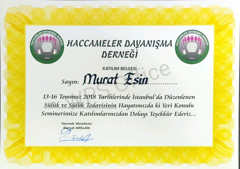 Sülük Tedavisi Belgesi